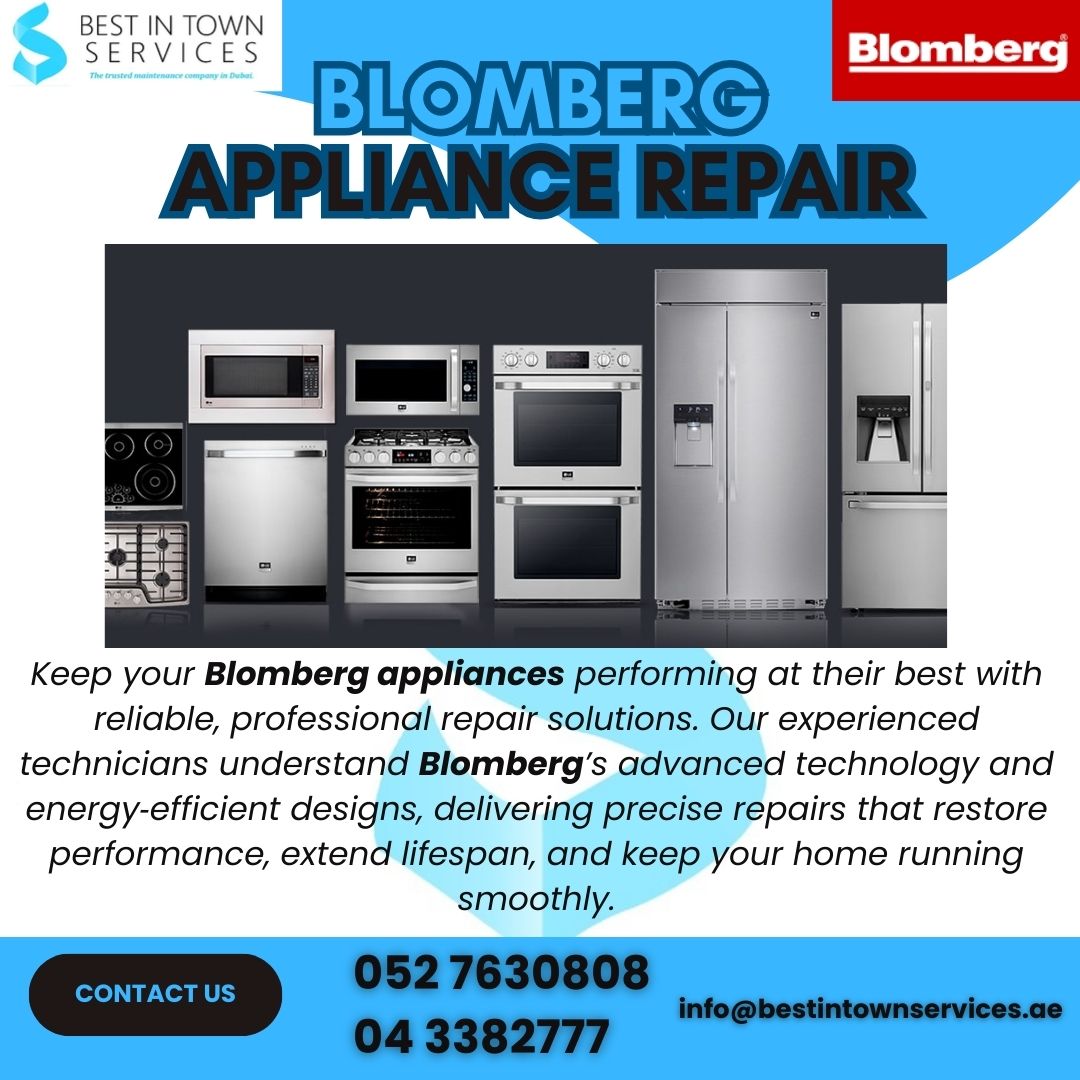 Blomberg Home & Kitchen Appliances Repair Services