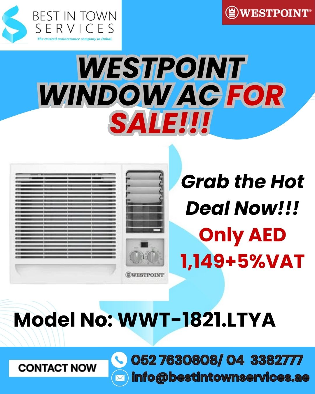 Westpoint Window AC For Sale!!!
