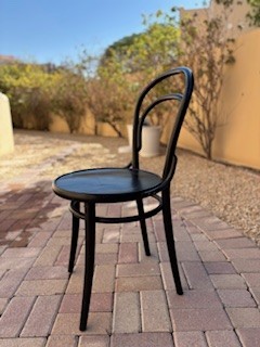 64 black Cafe house chairs