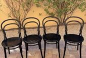 64 black Cafe house chairs
