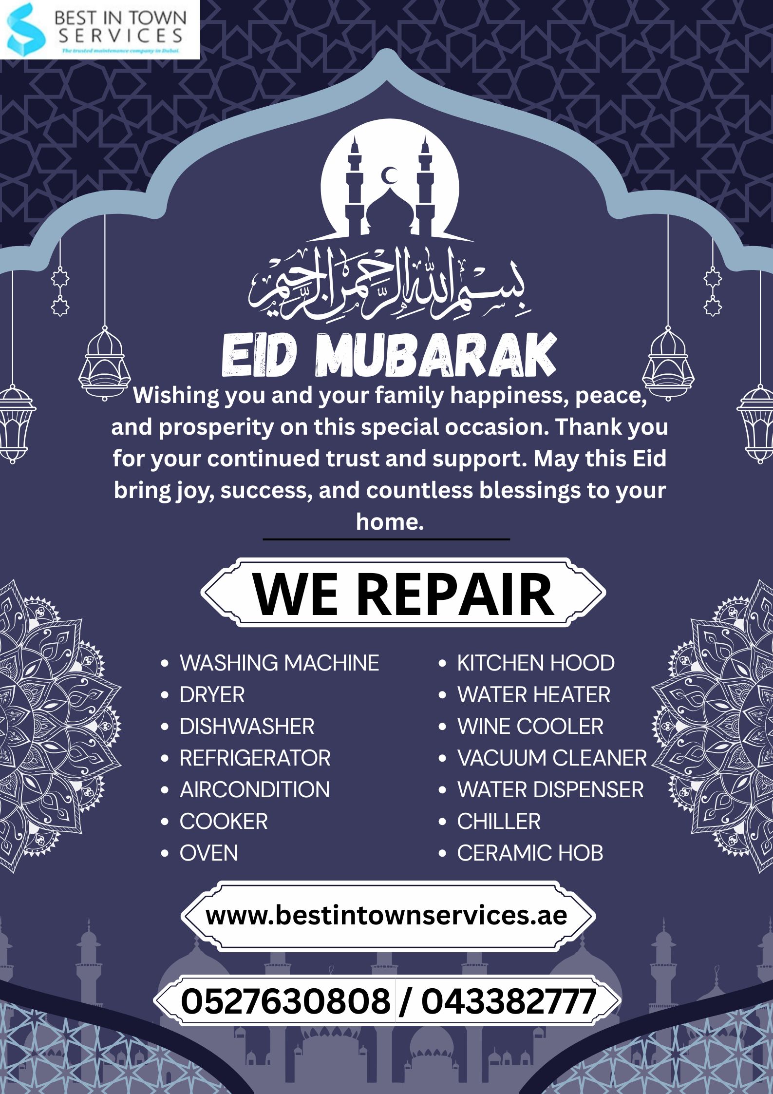 ELECTRONIC APPLIANCES REPAIIRNG SERVICE