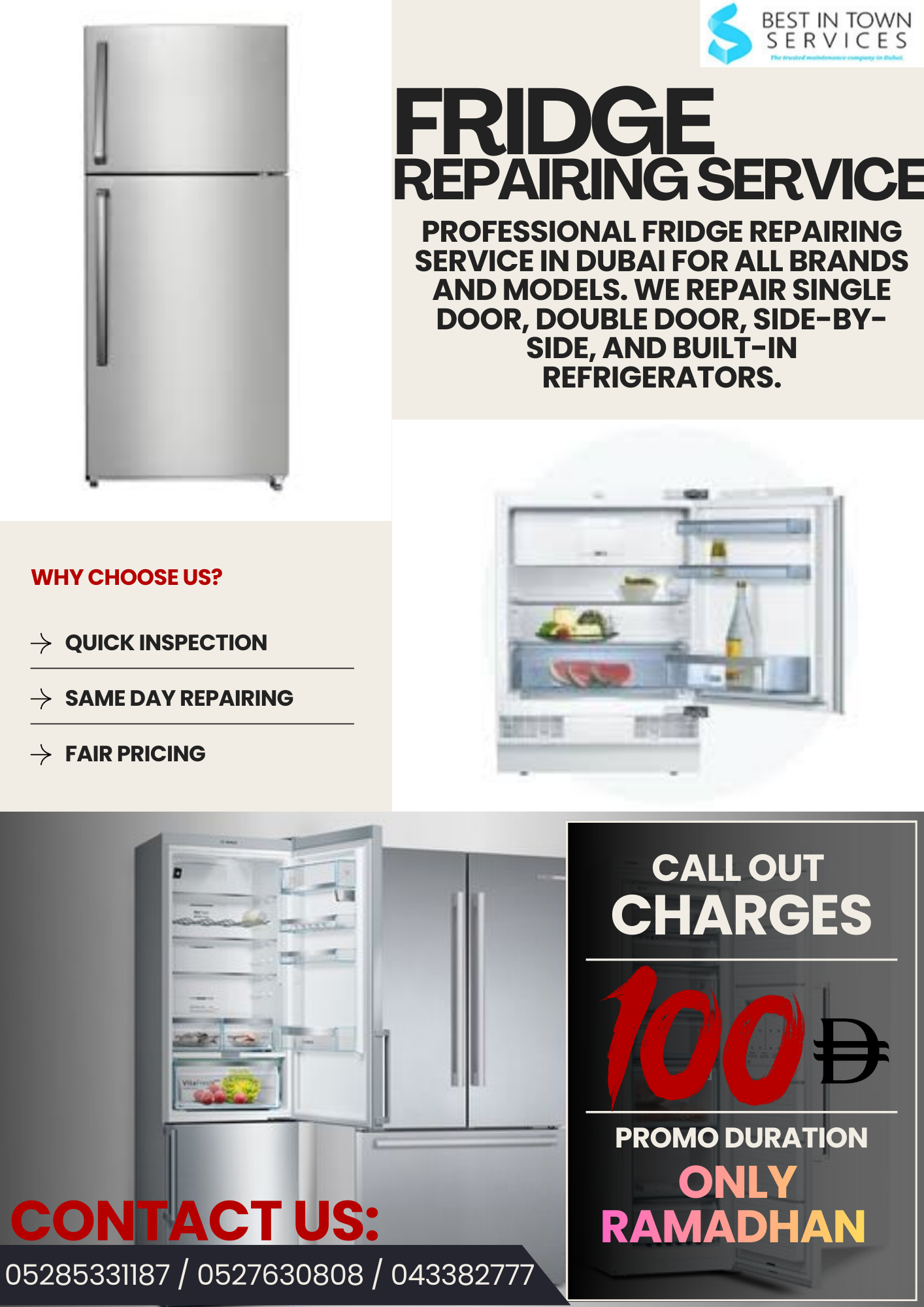 FRIDGE REPAIING SREVICE DUBAI