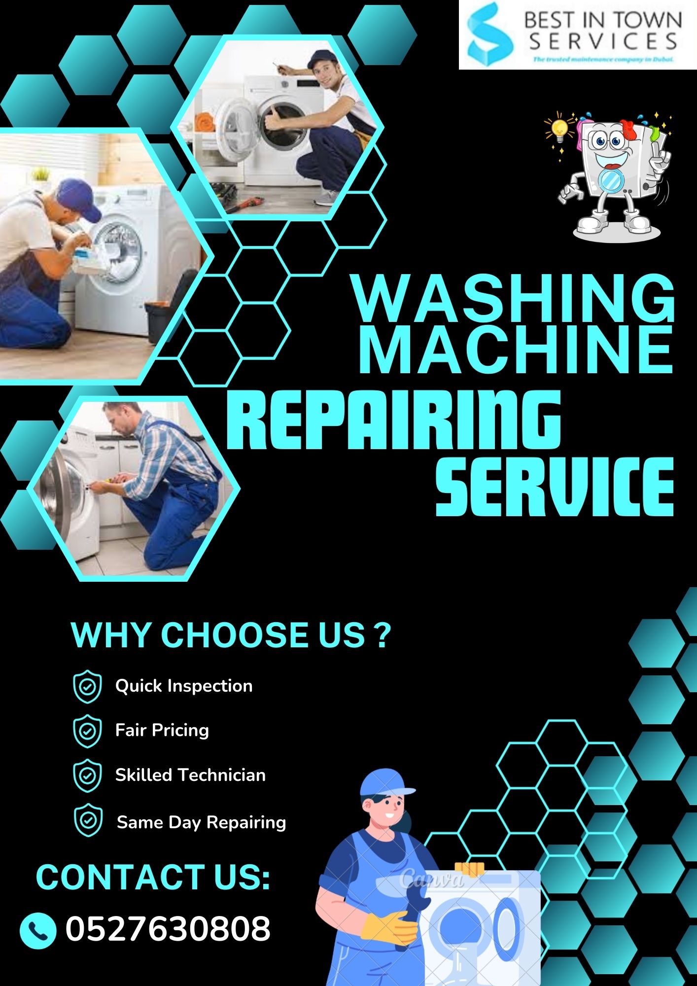 washing machine repairing service Dubai