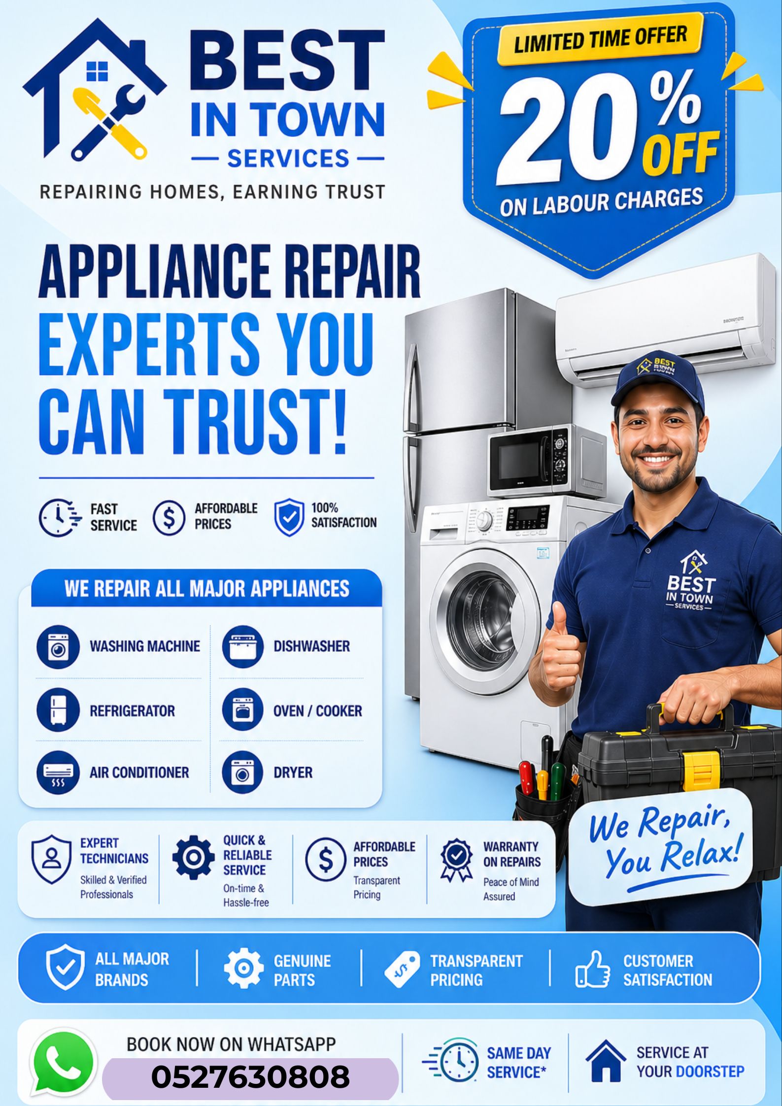 CHEAPEST APPLIANCES REPAIRING SERVICE DUBAI