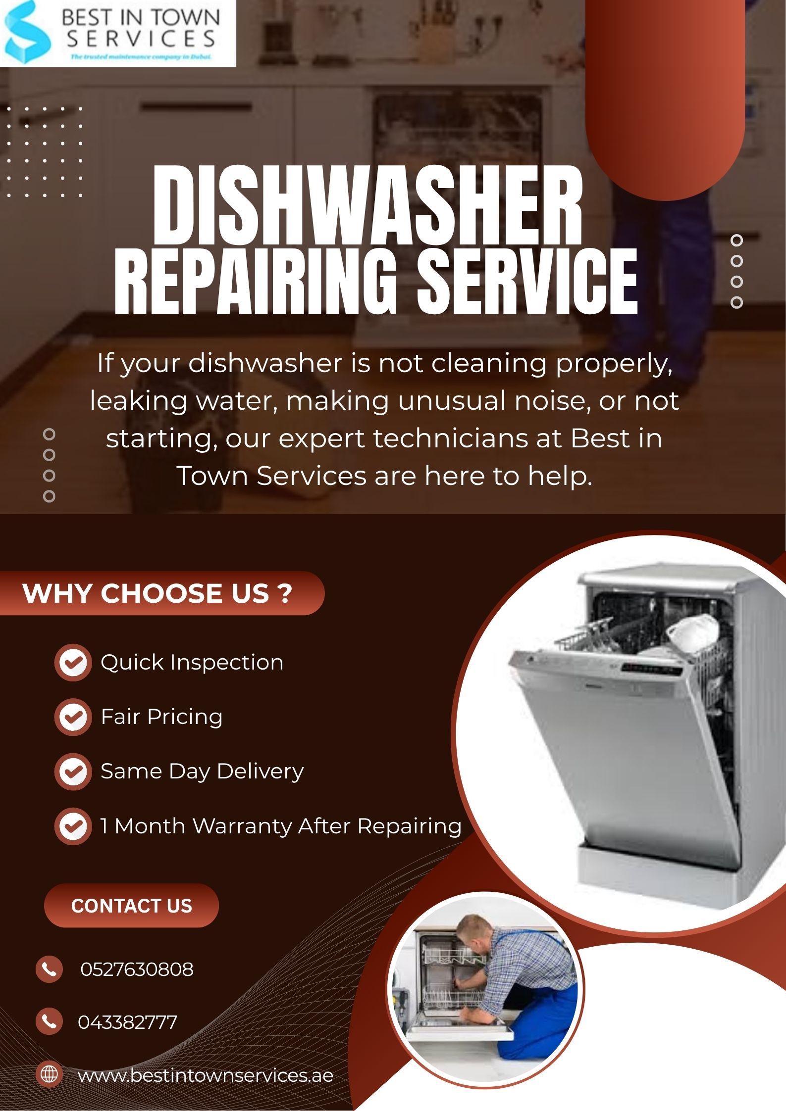 DISHWASHER REPAIRING SERVICE DUBAI