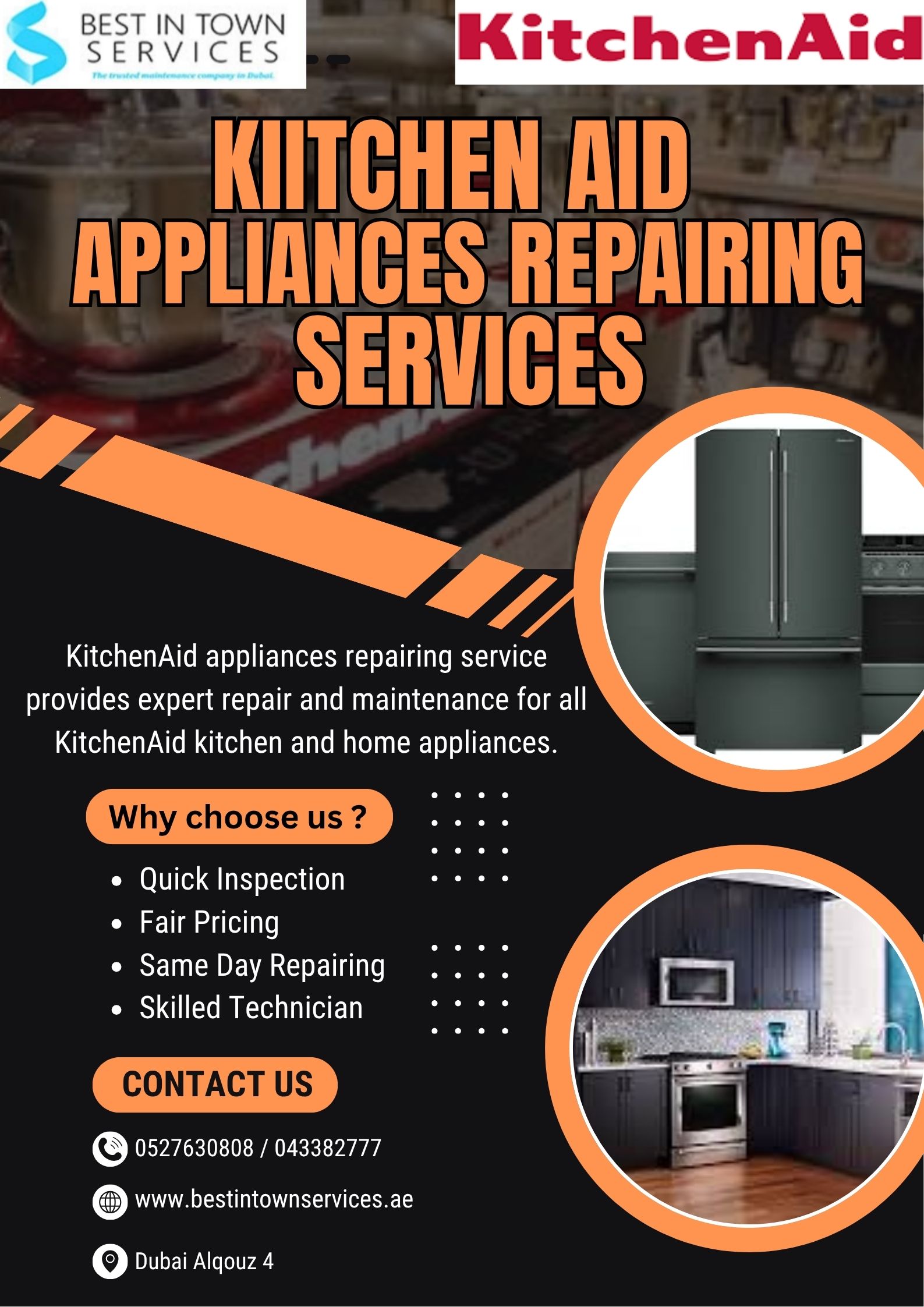 KITCHEN AID APPLIANCES REPAIRINGS ERVICE DUBAI
