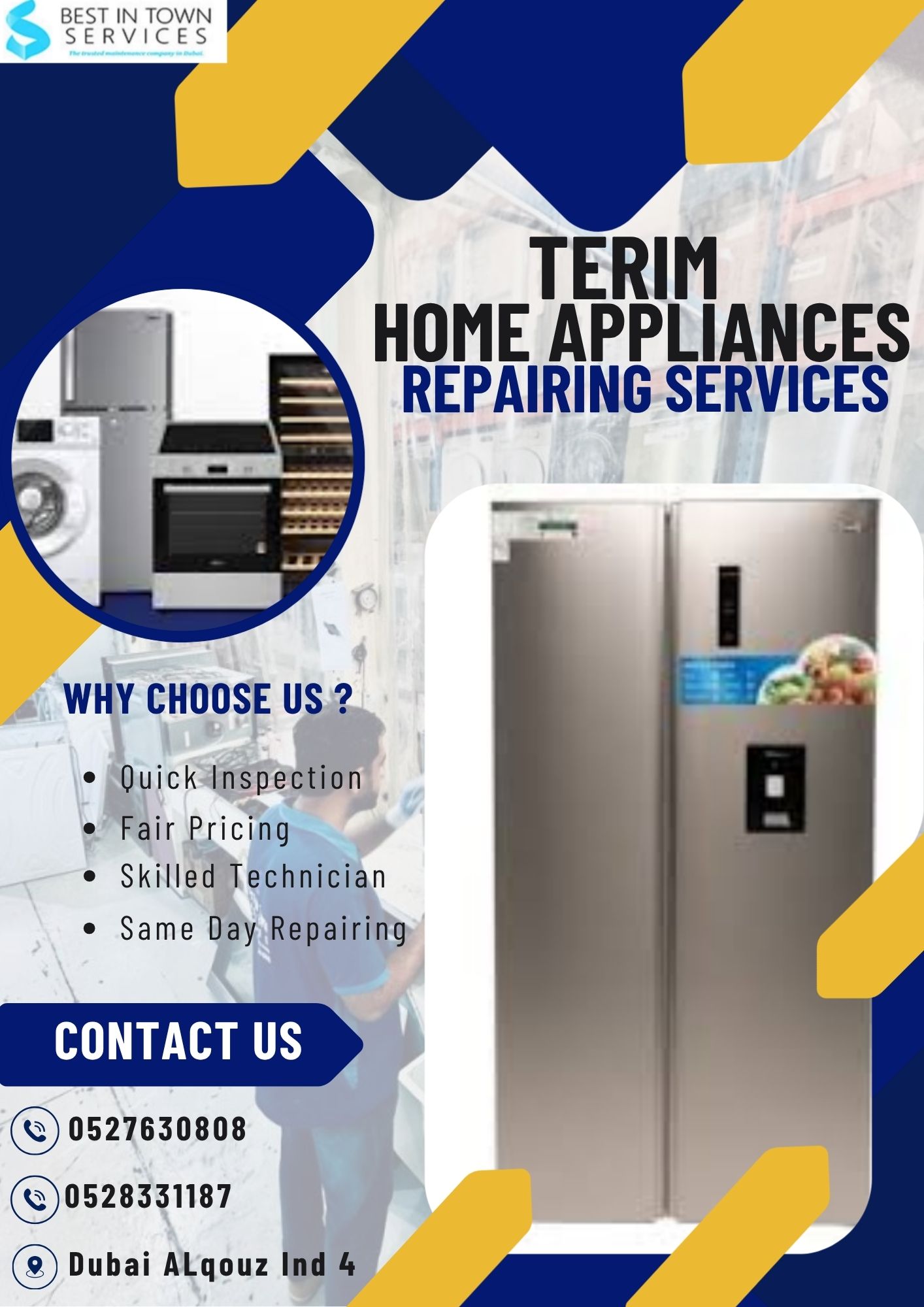 TERIM HOME AND KITCEHN APPLIANCES REPAIRING SREVICE DUBAI
