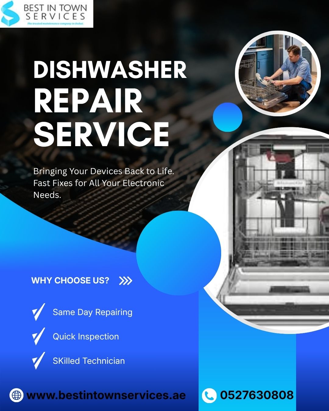 DISHWASHER REPAIRING SERVICE DUBAI