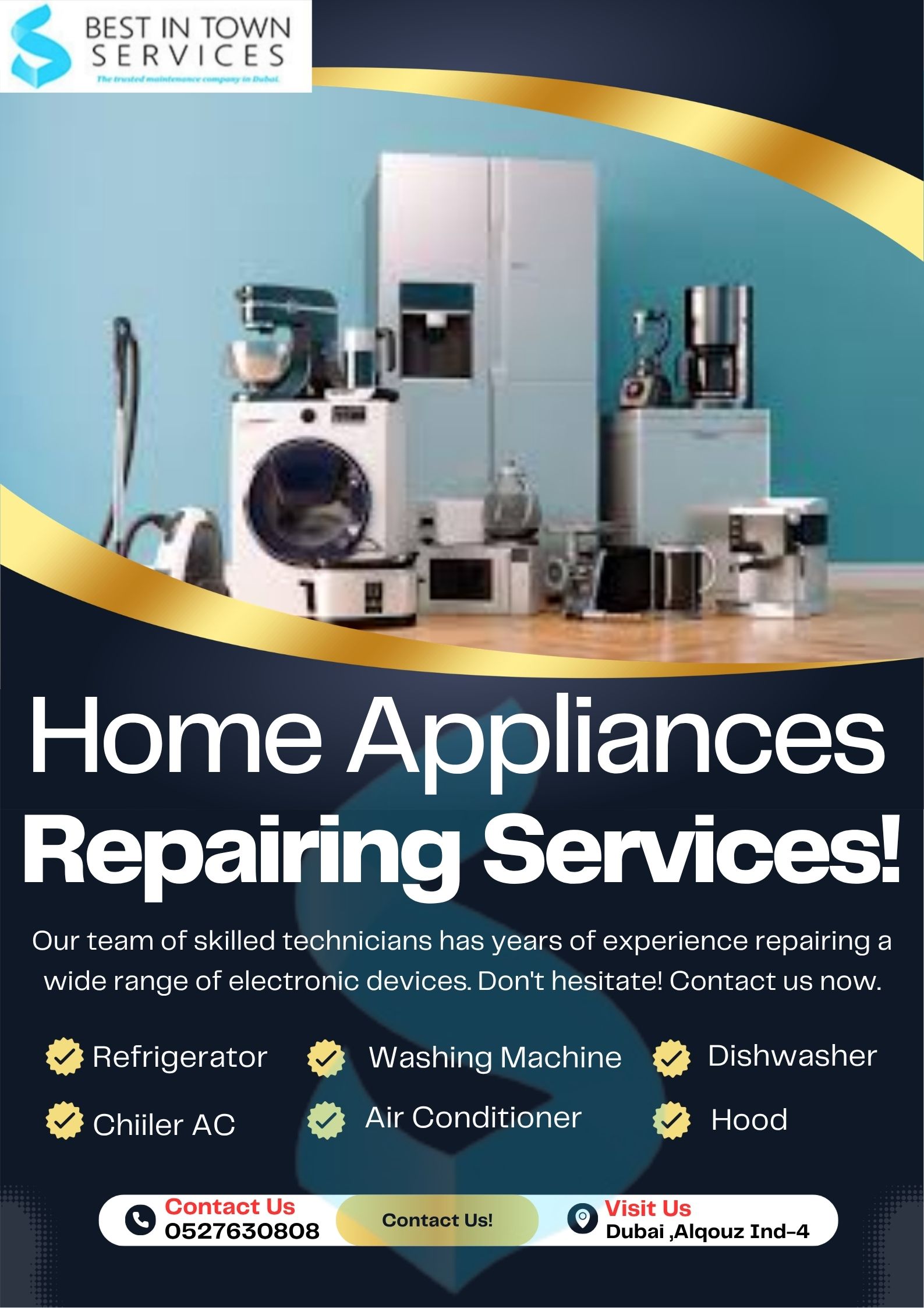 cheapest home appliance repairing service Dubai
