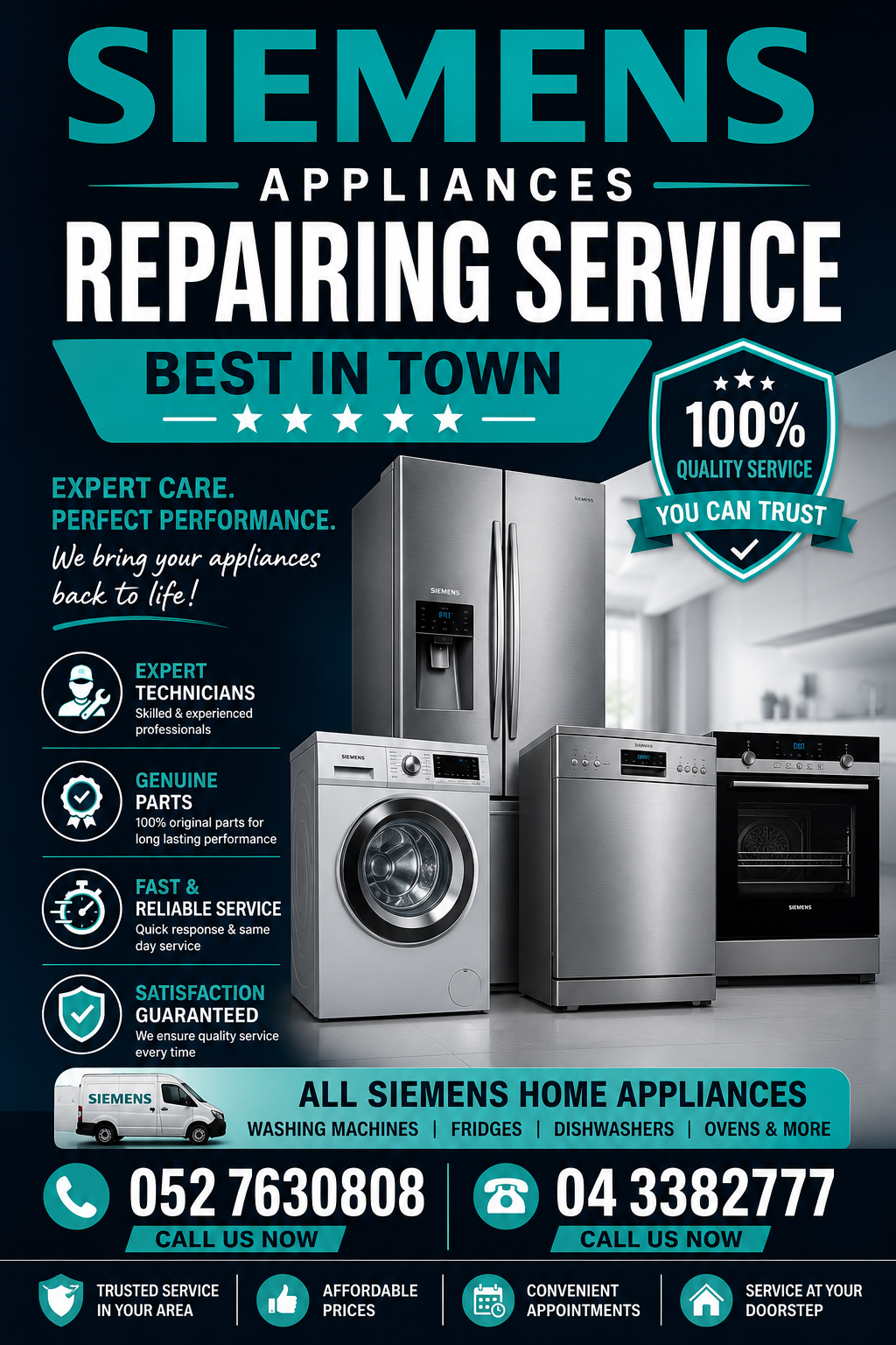 Siemens Same Day Appliances Repairing Service Dubai
