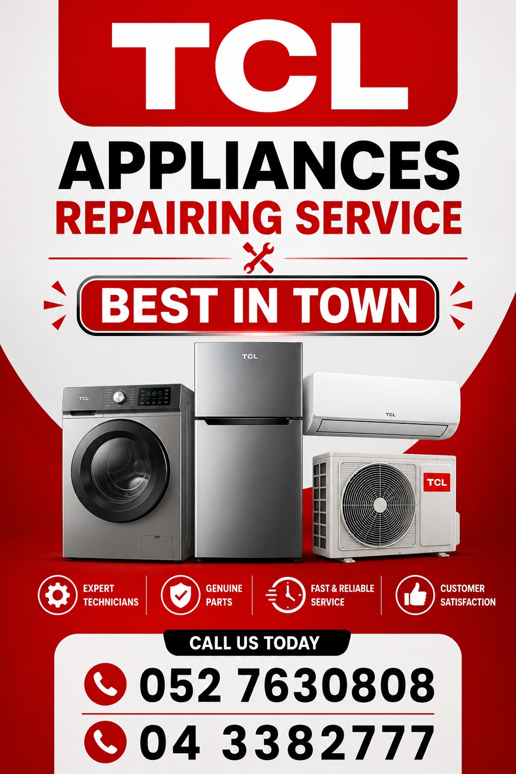 TCL Appliances Repairing Services al Qouz Ind – 4