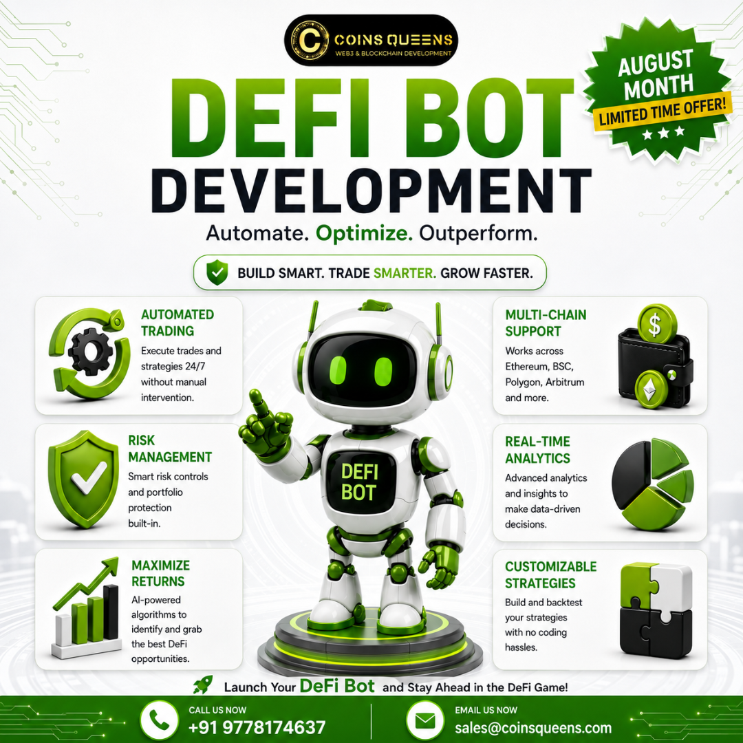 Get DeFi Bot Development at an August Special Price