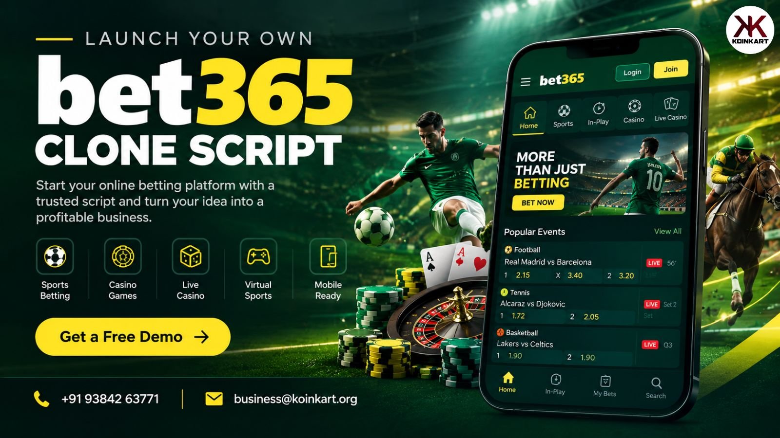 Bet365 Clone Script for Launching Your Own Sports Betting Platform