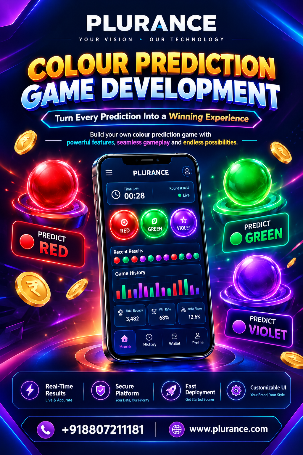 Predict Right, Play Smart with a Next-Gen Colour Prediction Game