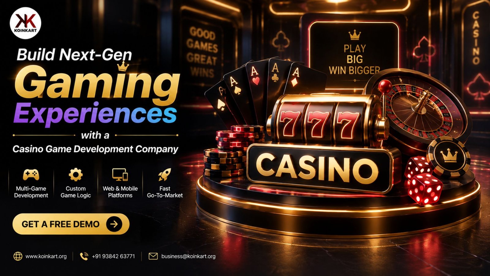 Custom Casino Game Development Company for Online Gaming Businesses