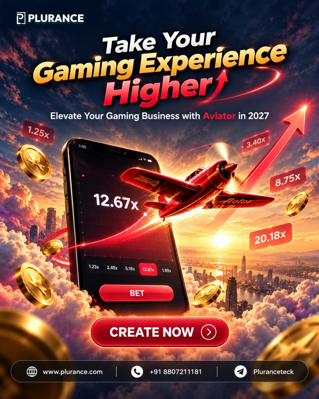 Launch Your Crash Gaming Venture with Next-Gen Aviator Clone Script
