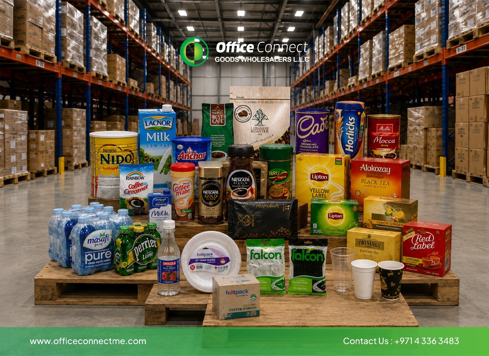 Office Pantry, Cleaning & Stationery Supplies Wholesaler in Dubai | Office Connect