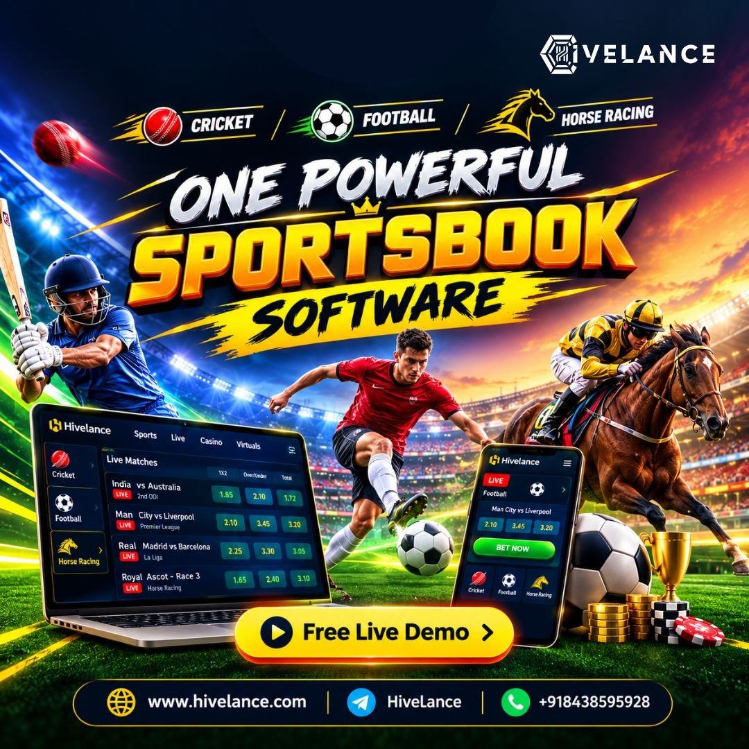 Cricket. Football. Horse Racing. One Powerful Sportsbook Software.